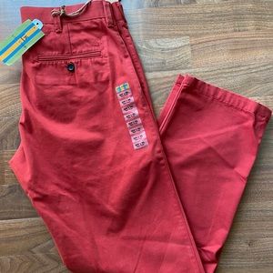 Men’s red pants slim fit